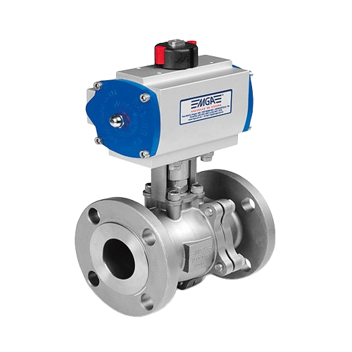 Válvula de Descarga de Fundo Esfera com Atuador